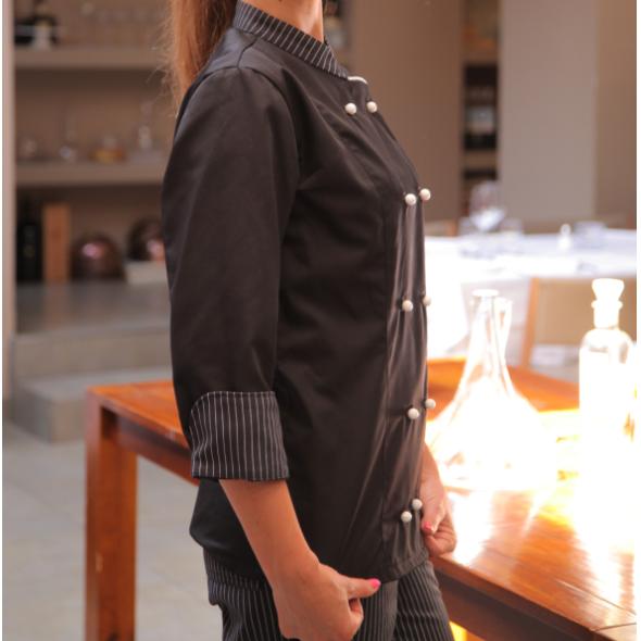 ADRIATIC women’s chef uniform black