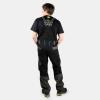 BERGEN FLEX work trousers with a bib, black